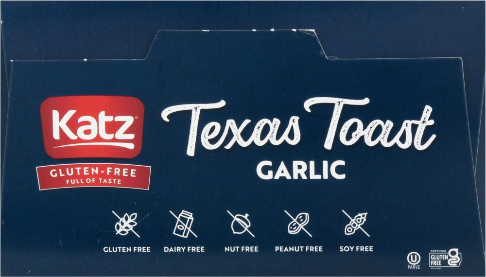 slide 2 of 4, Katz Katz Gluten-Free Garlic Texas Toast, 7.8 oz