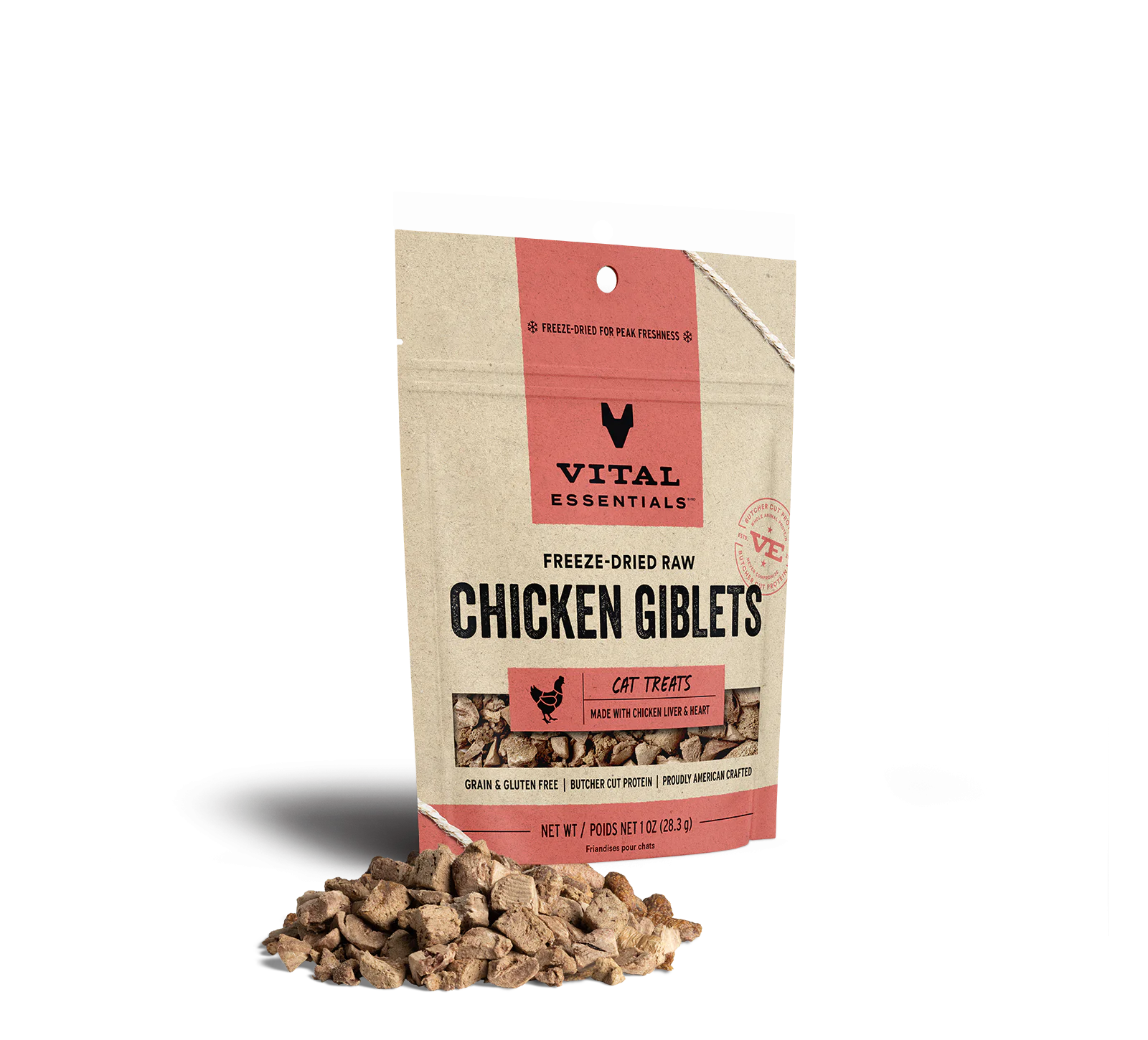 slide 1 of 1, Vital Cat Chicken Giblet, 1 ct