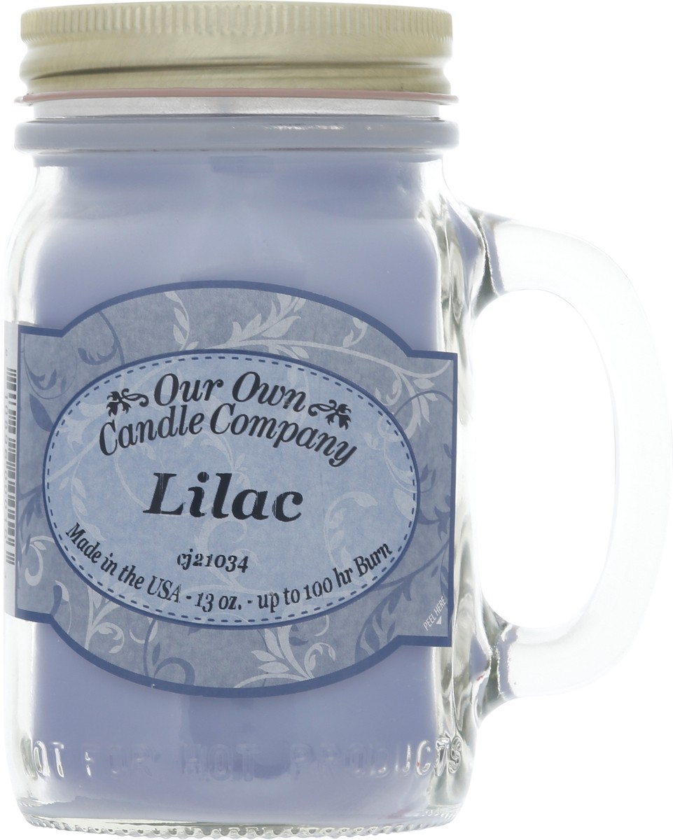 slide 8 of 11, Our Own Candle Company Lilac Candle 1 ea Jar, 1 ct