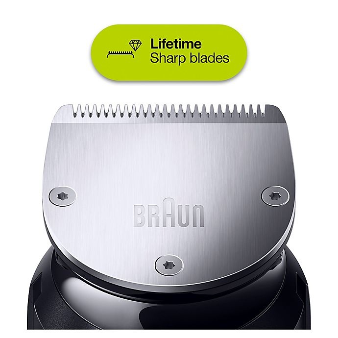 slide 4 of 4, Braun BT7220 Beard & Hair Trimmer - Black/Green, 1 ct