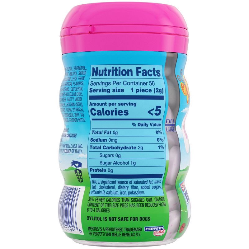 slide 4 of 4, Mentos Gum Curvy Bottle Spring Edition - Pure Fresh Bubble Fresh, 3.53 oz