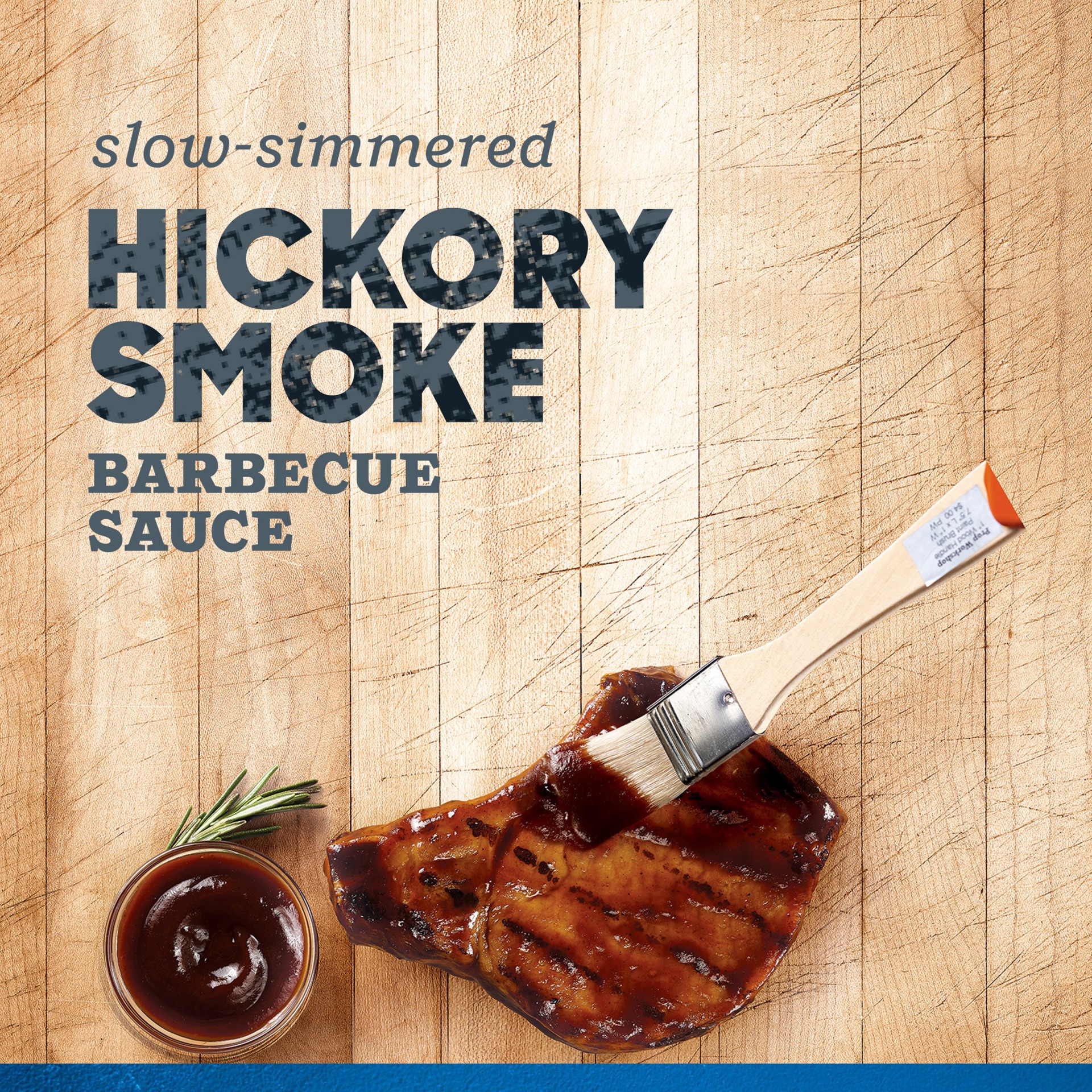 slide 3 of 5, Kraft Hickory Smoke Slow-Simmered Barbecue Sauce Value Size, 39 oz Bottle, 39 oz