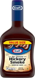 Kraft Hickory Smoke Slow-Simmered Barbecue Sauce Value Size, 39 oz Bottle