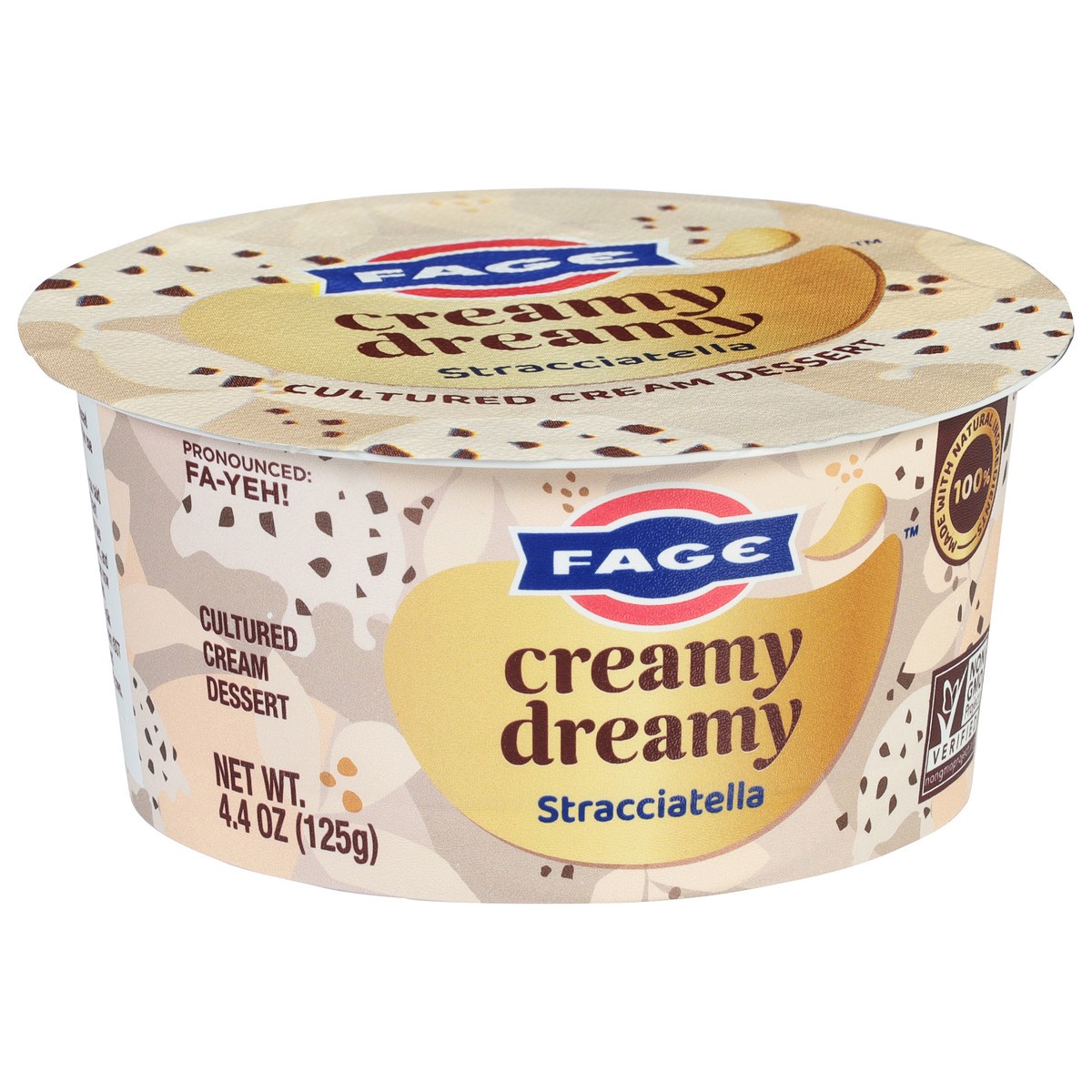 slide 2 of 4, FAGE Creamy Dreamy Stracciatella 4.4 oz., 4.4 oz