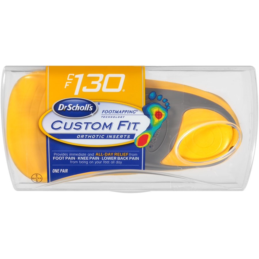 slide 1 of 2, Dr. Scholl's Custom Fit CF130 Orthotic Inserts, 1 pair