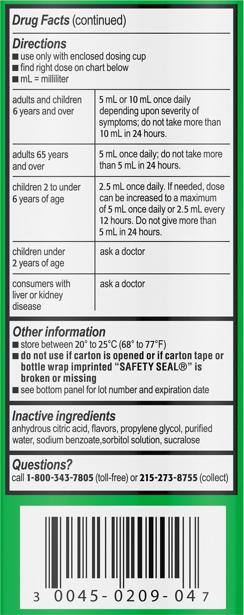 slide 7 of 7, Zyrtec Children's Zyrtec Allergy Syrup, Dye-Free, Sugar-Free Grape, 4 Fl. Oz, 4 fl oz