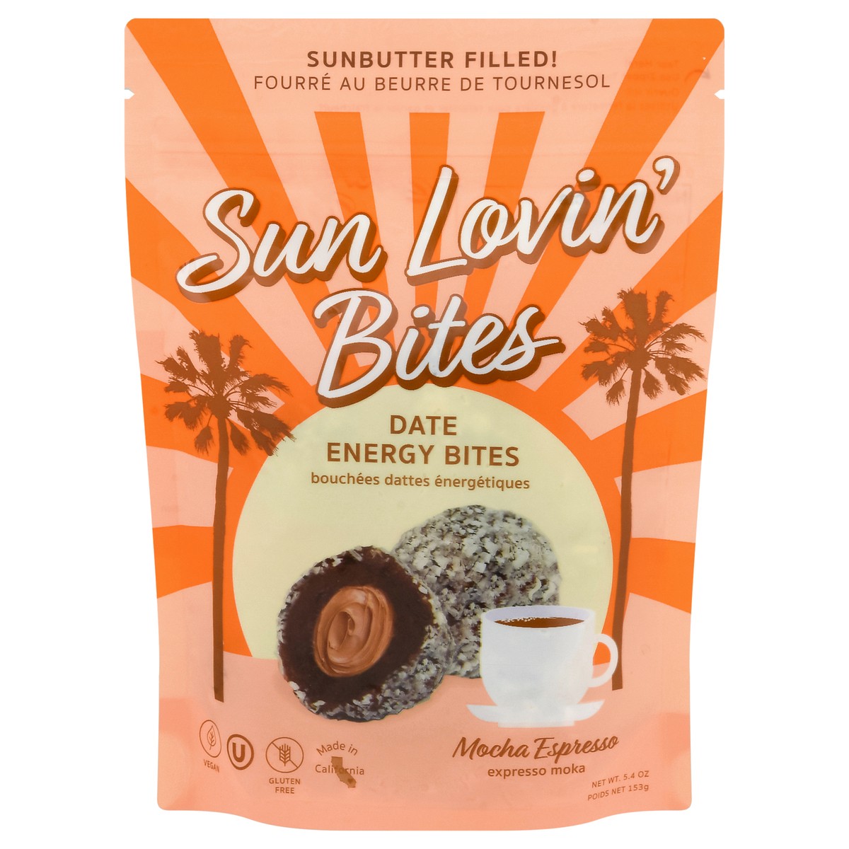 slide 2 of 4, SUN LOVIN' Date Balls- Mocha Espresso, 