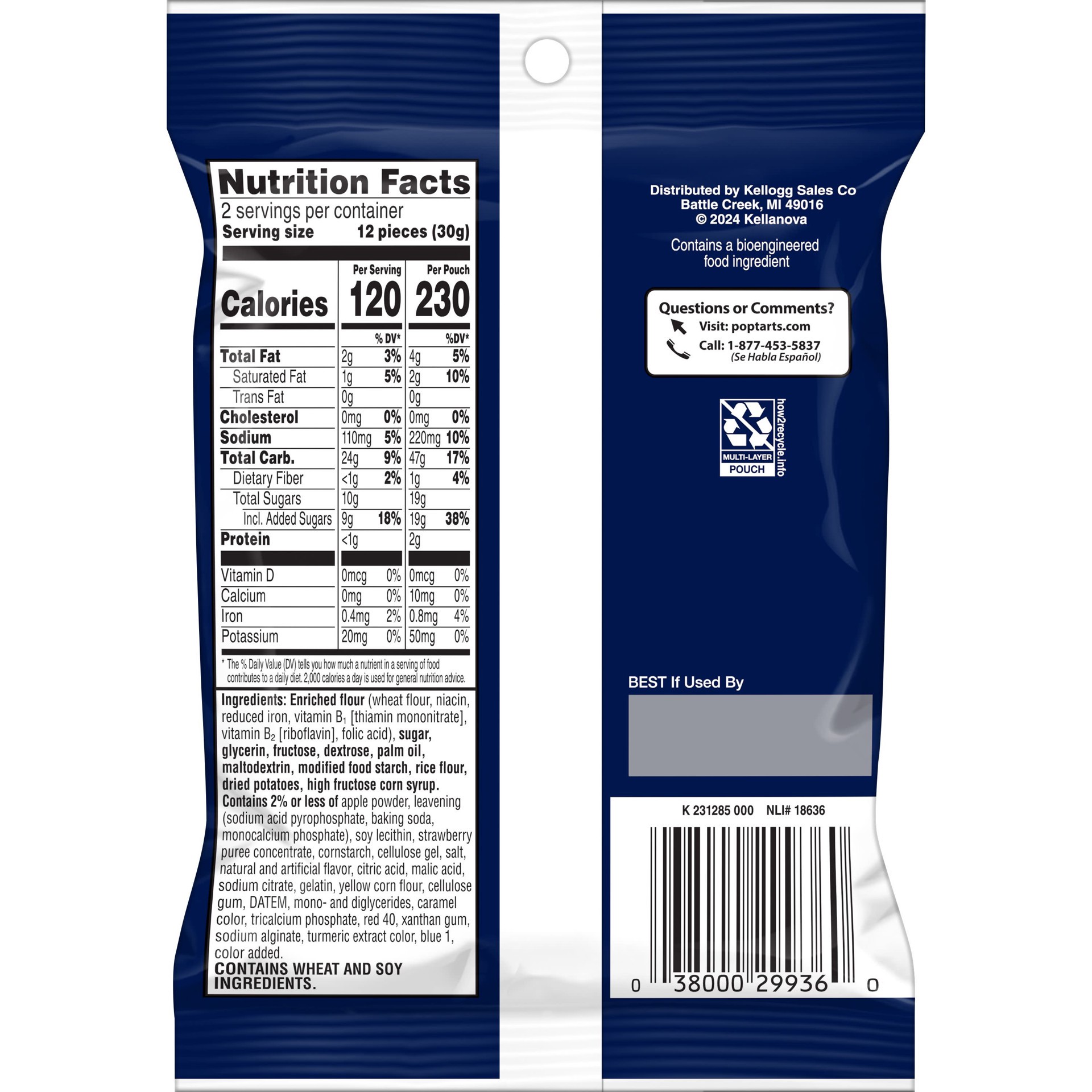 slide 3 of 5, Pop-Tarts Pop-Tart, Strawberry Poppers, 2.1 Oz, 2.1 oz