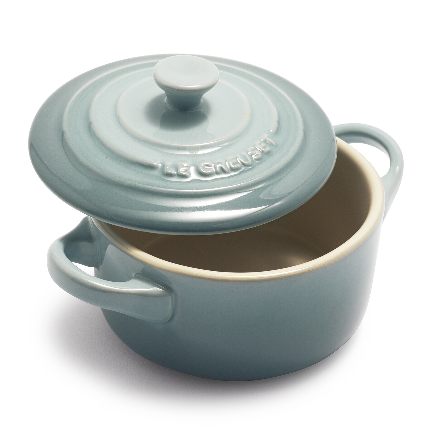 slide 1 of 1, Le Creuset Signature Petite Cocotte, Artichoke, 8 oz