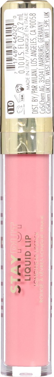 slide 12 of 12, Milani Stay Put 110 Glow Up Liquid Lip Longwear Lipstick 0.10 fl oz, 0.1 fl oz