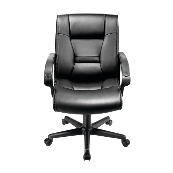 slide 2 of 2, Brenton Studio Ruzzi Mid-Back Manager's Chair, Black, 1 ct