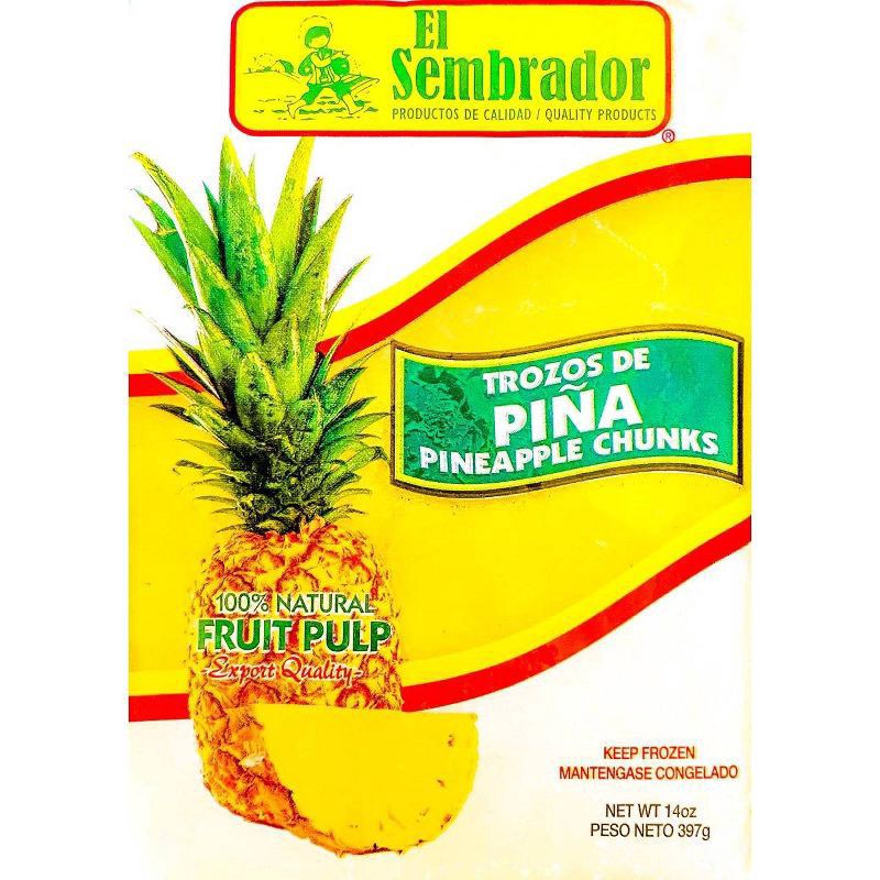 slide 1 of 3, NON BRAND Pineapple Chunks Pulp 14 Oz, 14 oz