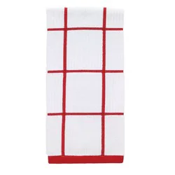 T-fal Red Check Parquet Towel