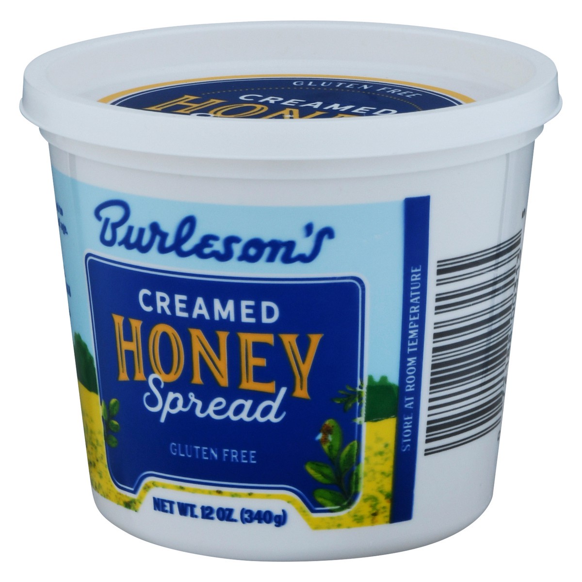 slide 13 of 13, Burleson's Gluten Free Creamed Honey Spread 12 oz, 12 oz