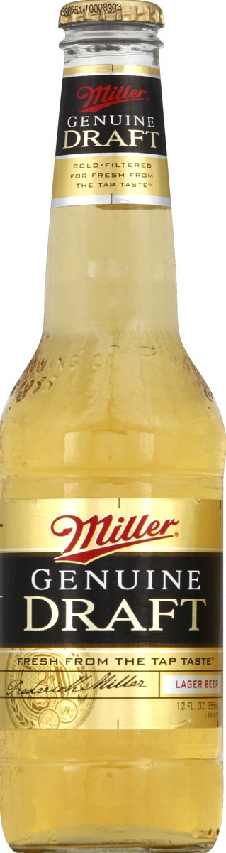 slide 5 of 7, Miller Genuine Draft Beer , 12 oz