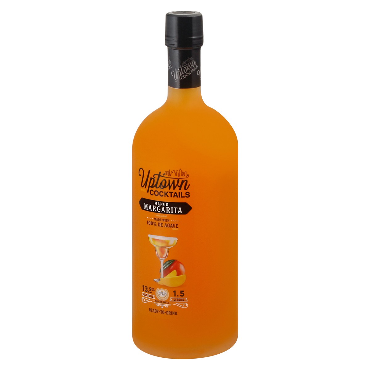 slide 7 of 12, Uptown Wine Cocktails Mango Margarita Wine Cocktail 1.5 lt Bottle, 1.5 liter