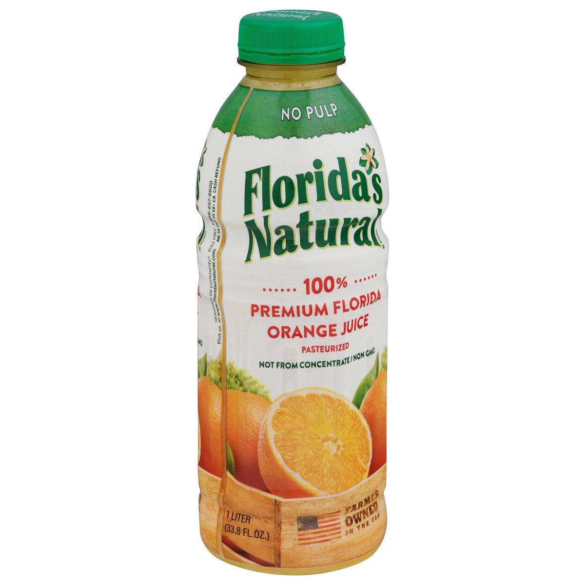 slide 6 of 9, Florida's Natural Orange Juice - 33.8 fl oz, 33.8 fl oz