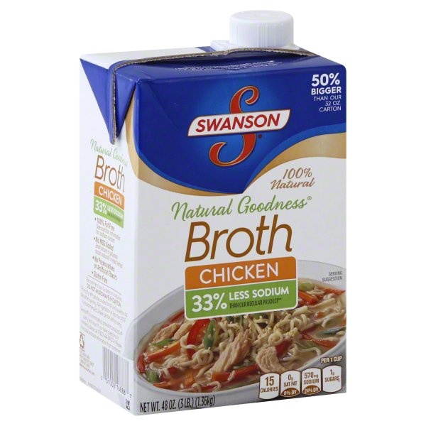 slide 1 of 1, Swanson Chicken Broth, 1 ct