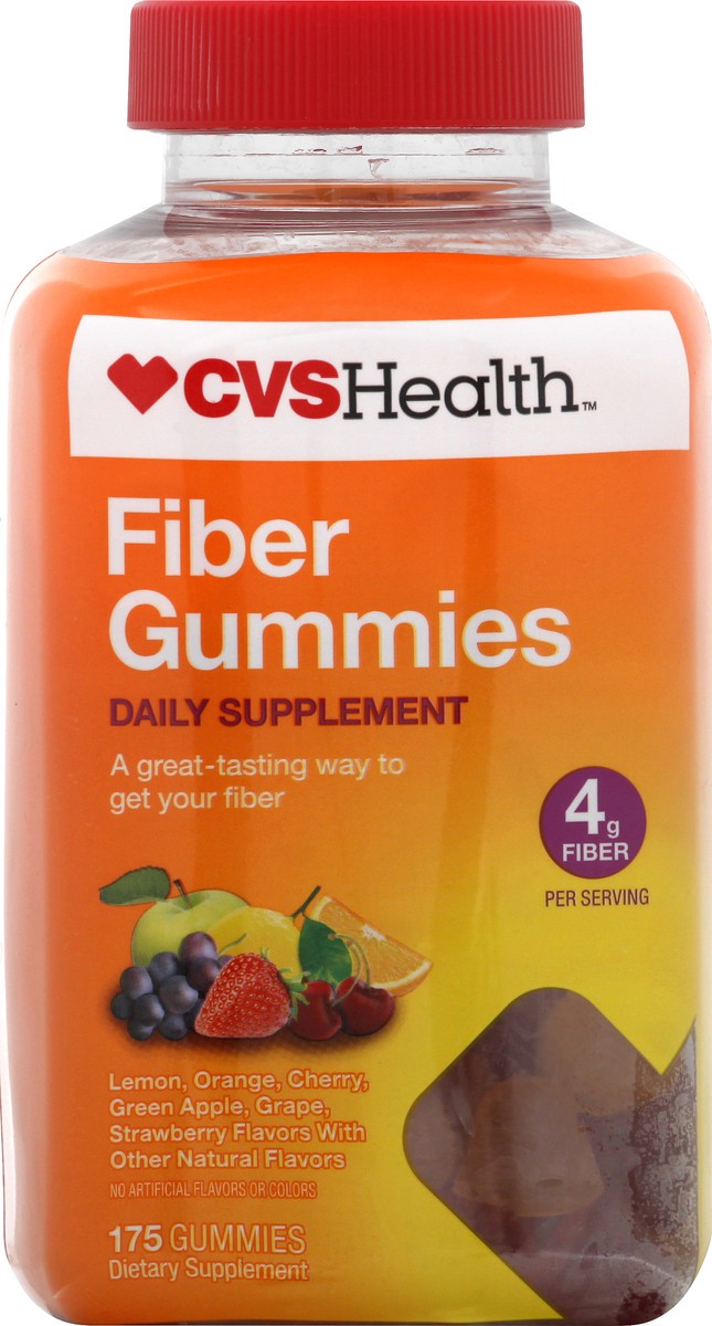 slide 2 of 13, CVS Health Fiber Gummies, 175ct, 175 ct