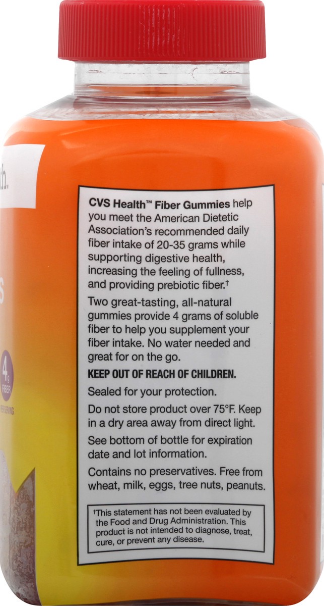slide 7 of 13, CVS Health Fiber Gummies, 175ct, 175 ct