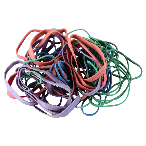 slide 2 of 5, Tulip Assorted Rubber Bands, 100 ct