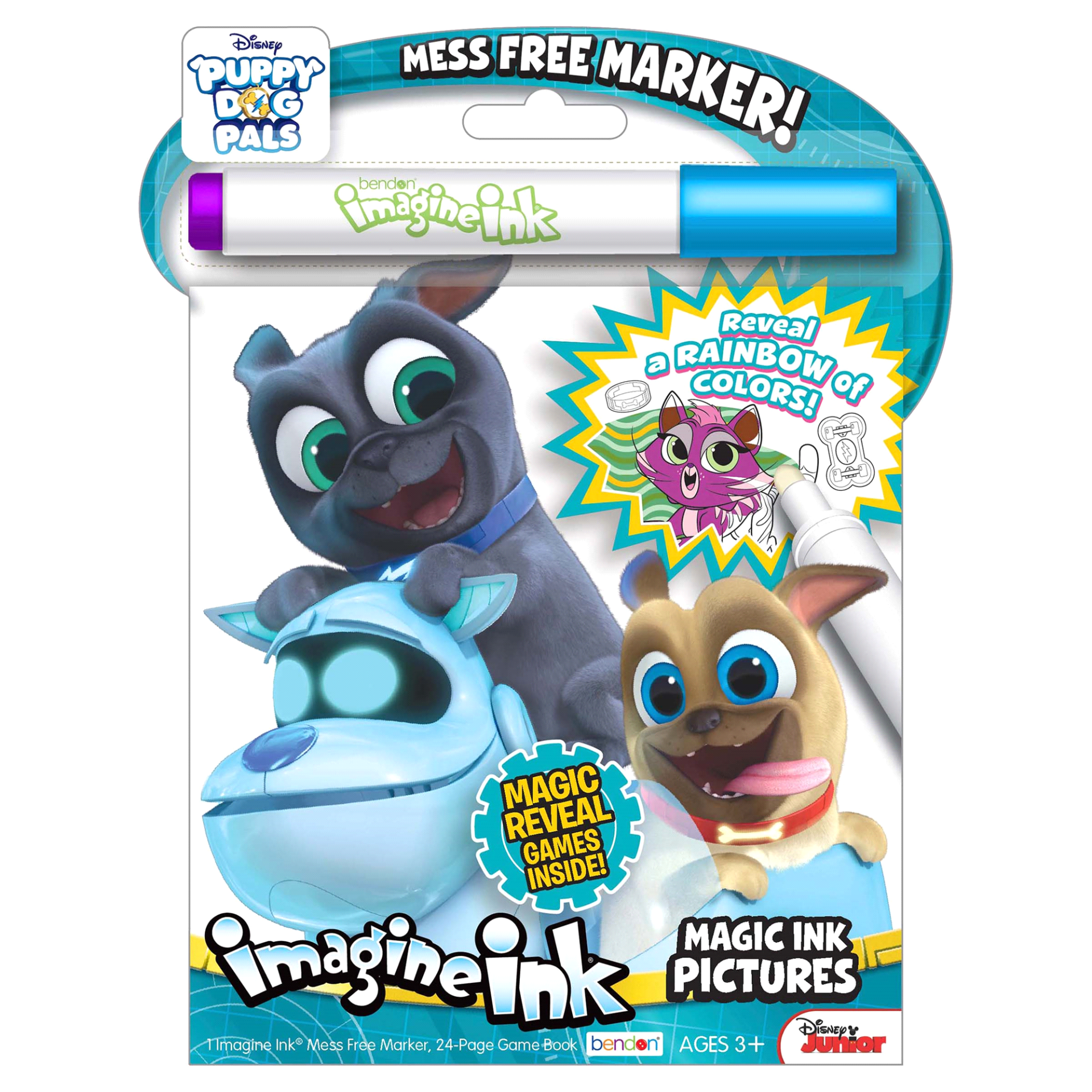 slide 1 of 1, Bendon Disney Puppy Dog Imagine Ink Mess Free Marker, 1 ct