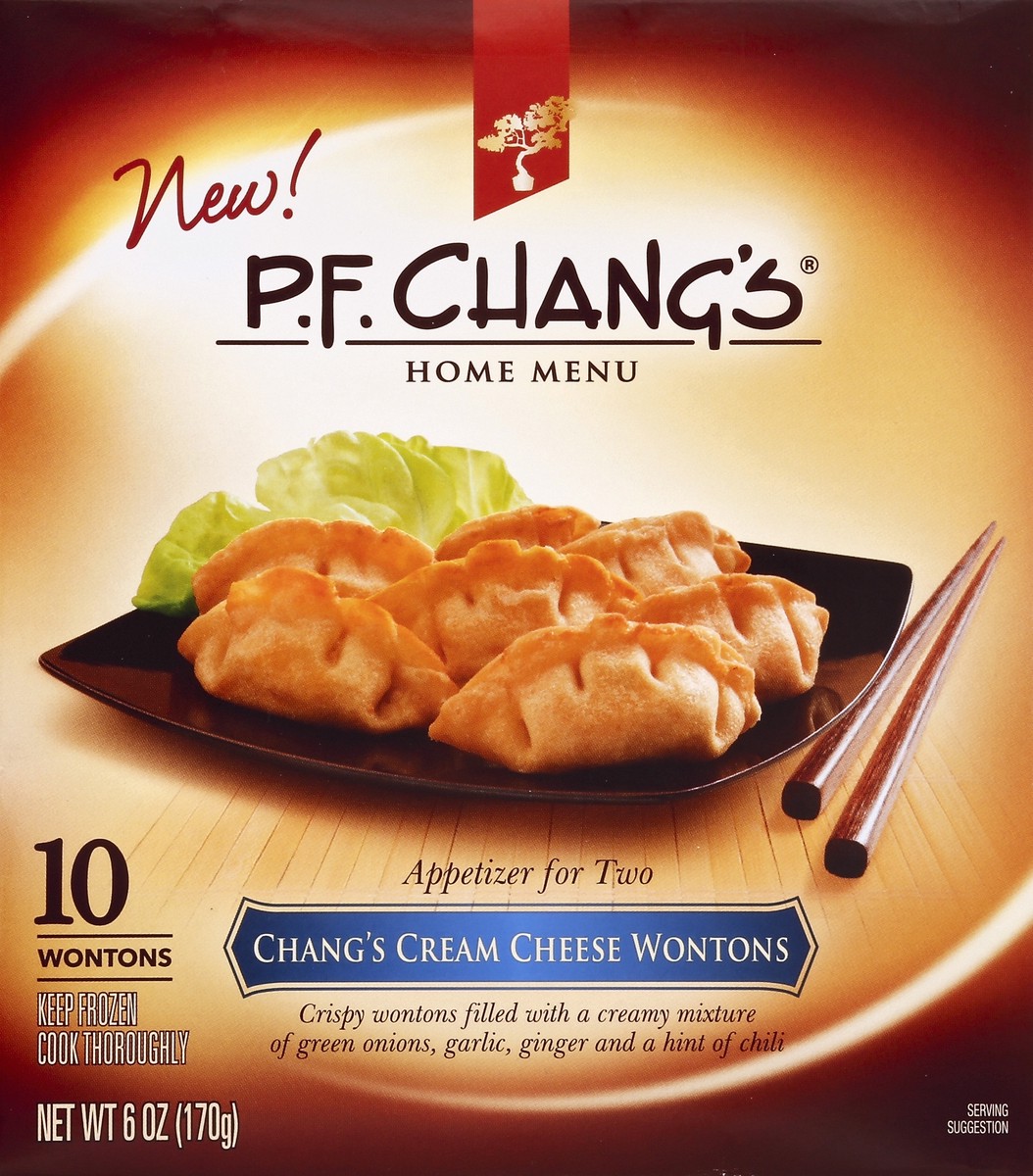 slide 4 of 4, P.F. Chang's Wontons, Chang's Cream Cheese, 10 ct