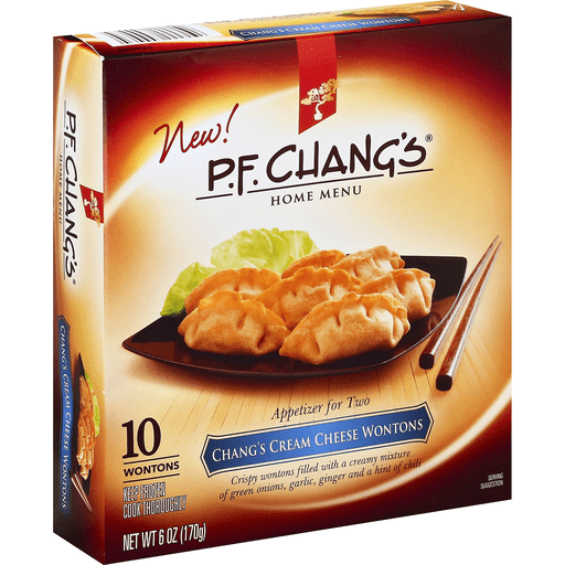 slide 1 of 4, P.F. Chang's Wontons, Chang's Cream Cheese, 10 ct