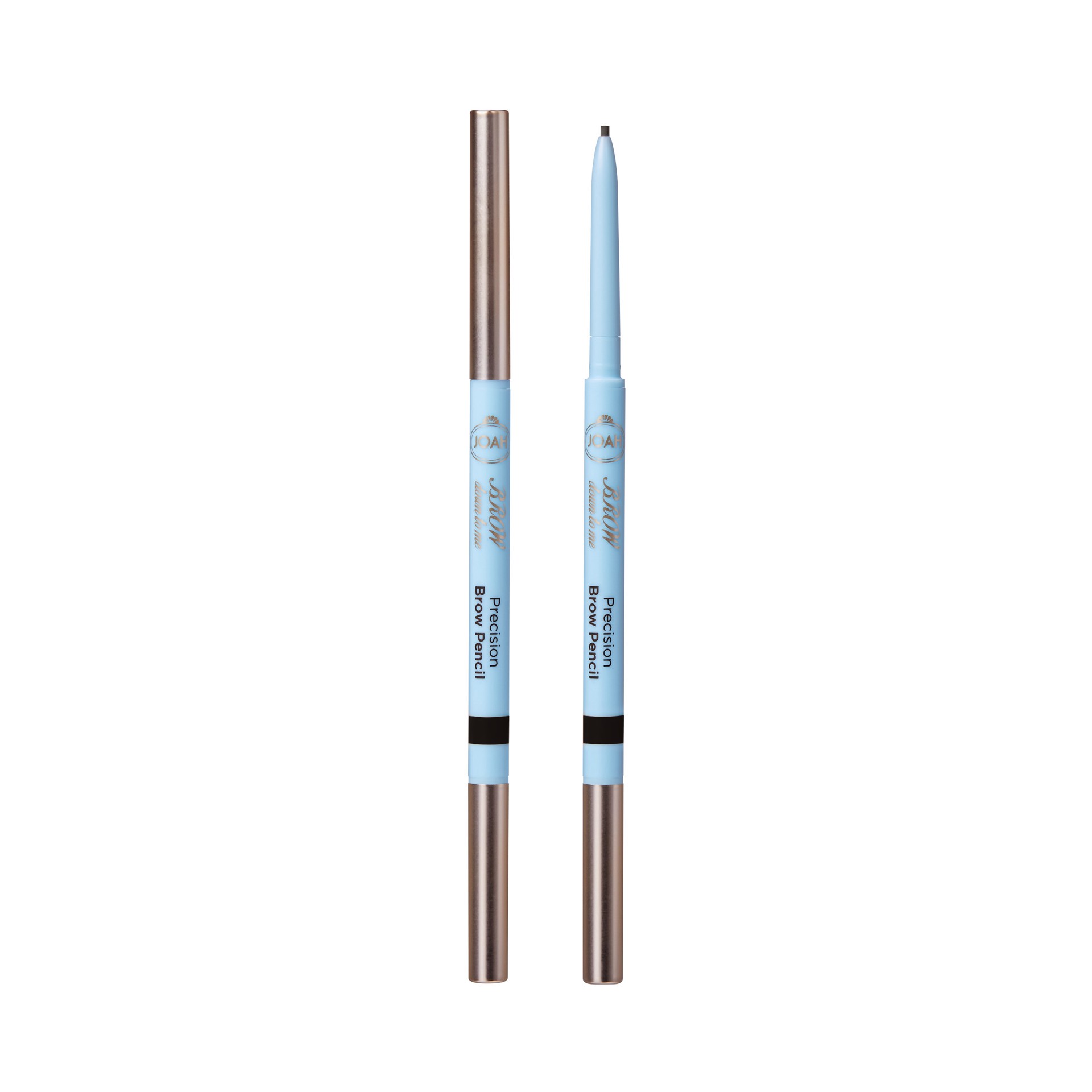 slide 2 of 3, JOAH Brow Down To Me Precision Brow Pencil with Built-In Spoolie, Ebony, 1 ct