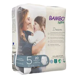 Bamboo Nature Size 5 Training Pants - 20 ct