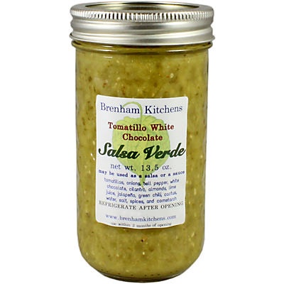 slide 1 of 1, Brenham Kitchens Tomatillo White Chocolate Sauce, 13 oz