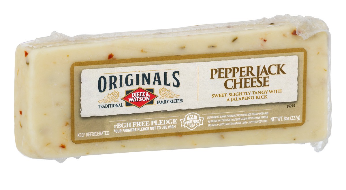 slide 2 of 11, Dietz & Watson Pepper Jack Cheese, 8 oz