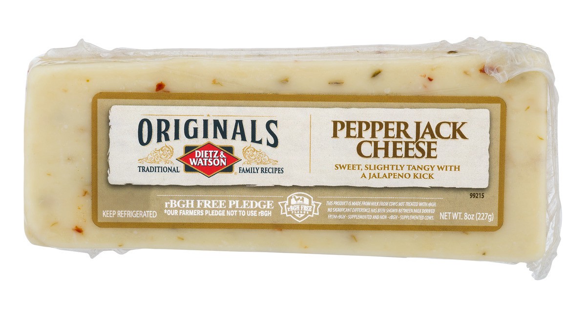 slide 1 of 11, Dietz & Watson Pepper Jack Cheese, 8 oz