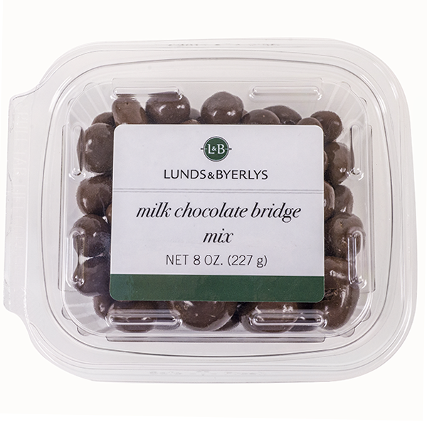 slide 1 of 1, L&B Milk Chocolate Bridge Mix, 8 oz