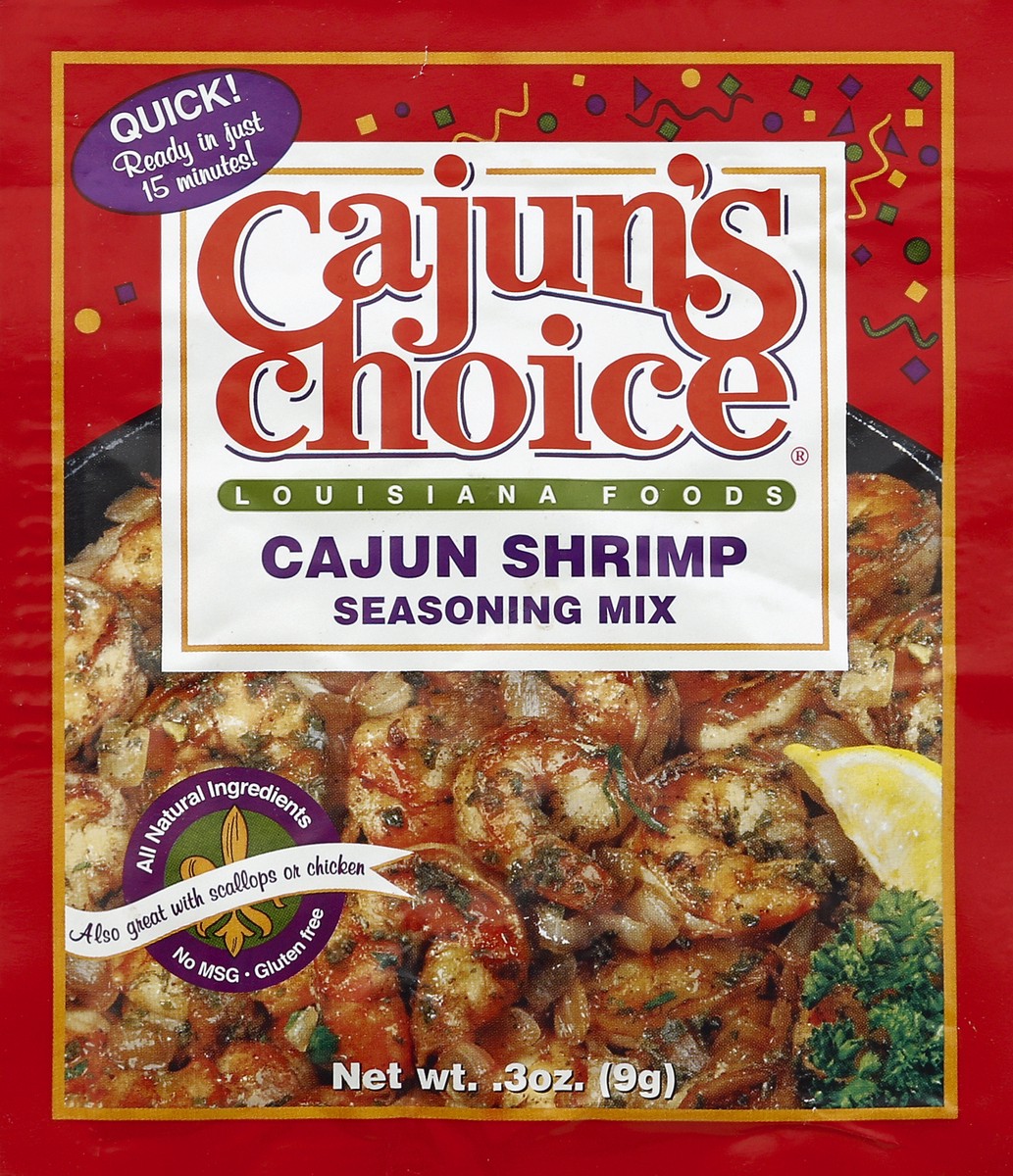 slide 2 of 2, Cajun's Choice Cajun Shrimp Seasoning Mix .3 oz, 0.3 oz