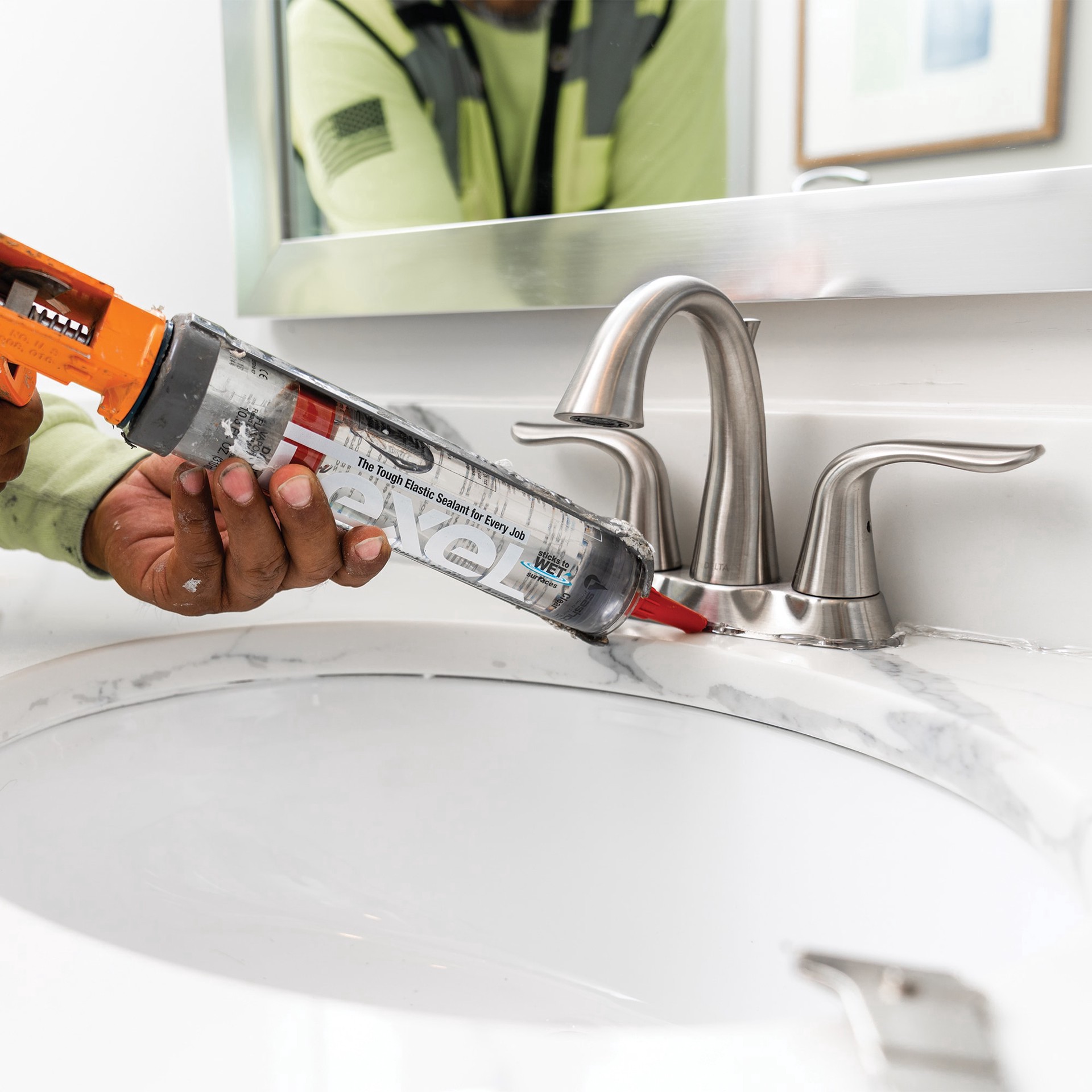 slide 4 of 6, Sashco Lexel 5-oz Clear Paintable Solvent Caulk, 1 ct