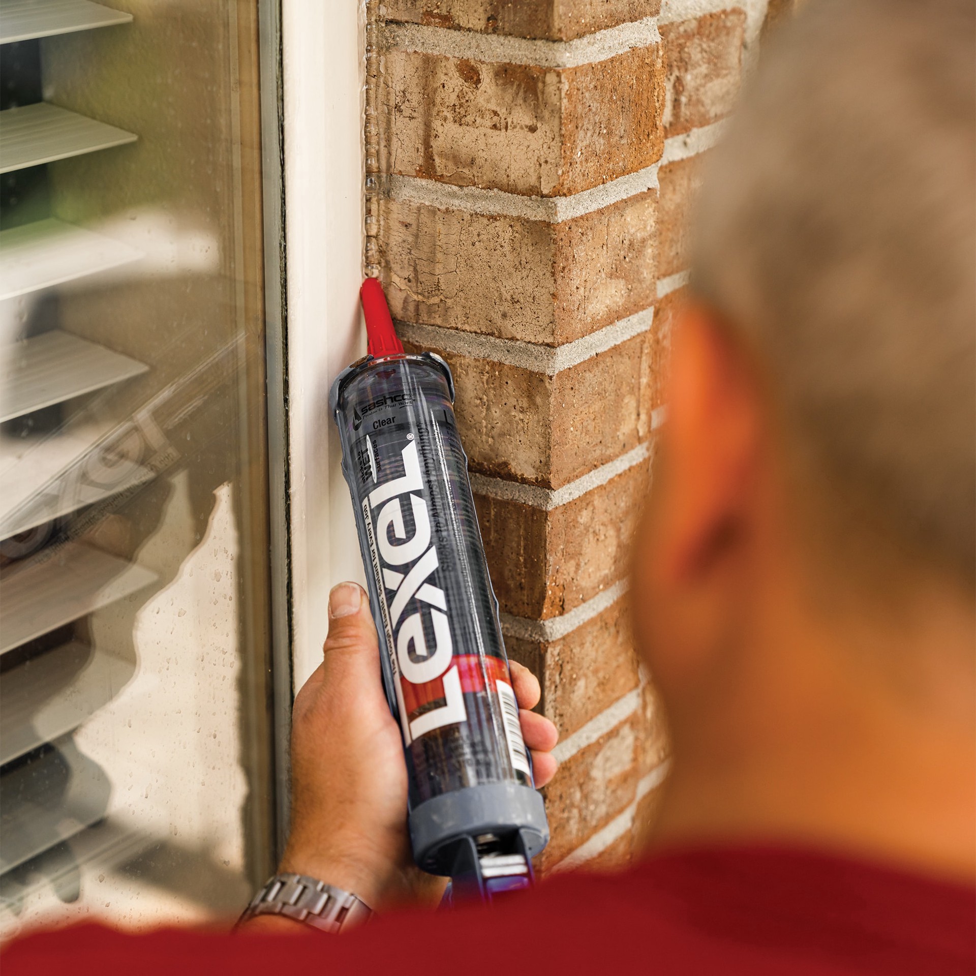 slide 6 of 6, Sashco Lexel 5-oz Clear Paintable Solvent Caulk, 1 ct