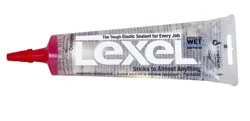 Sashco Lexel 5 oz Clear Paintable Solvent Caulk