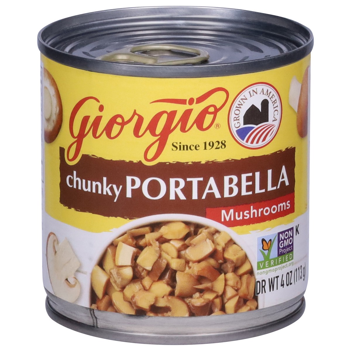 slide 1 of 12, Giorgio Portabella Chunky Mushrooms 4 oz, 4 oz