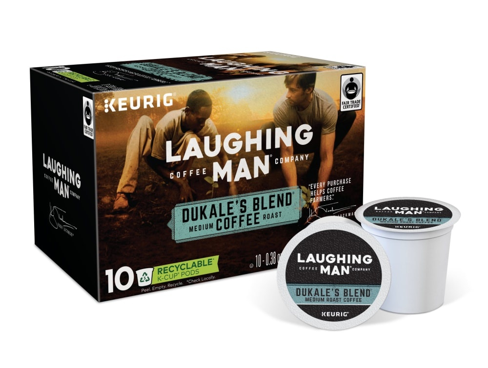 slide 1 of 1, Laughing Man Dukales Blend K-Cup Pods, 10 ct; 0.38 fl oz