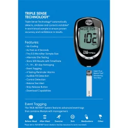 Kroger True Metrix Self-Monitoring Blood Glucose Meter Kit
