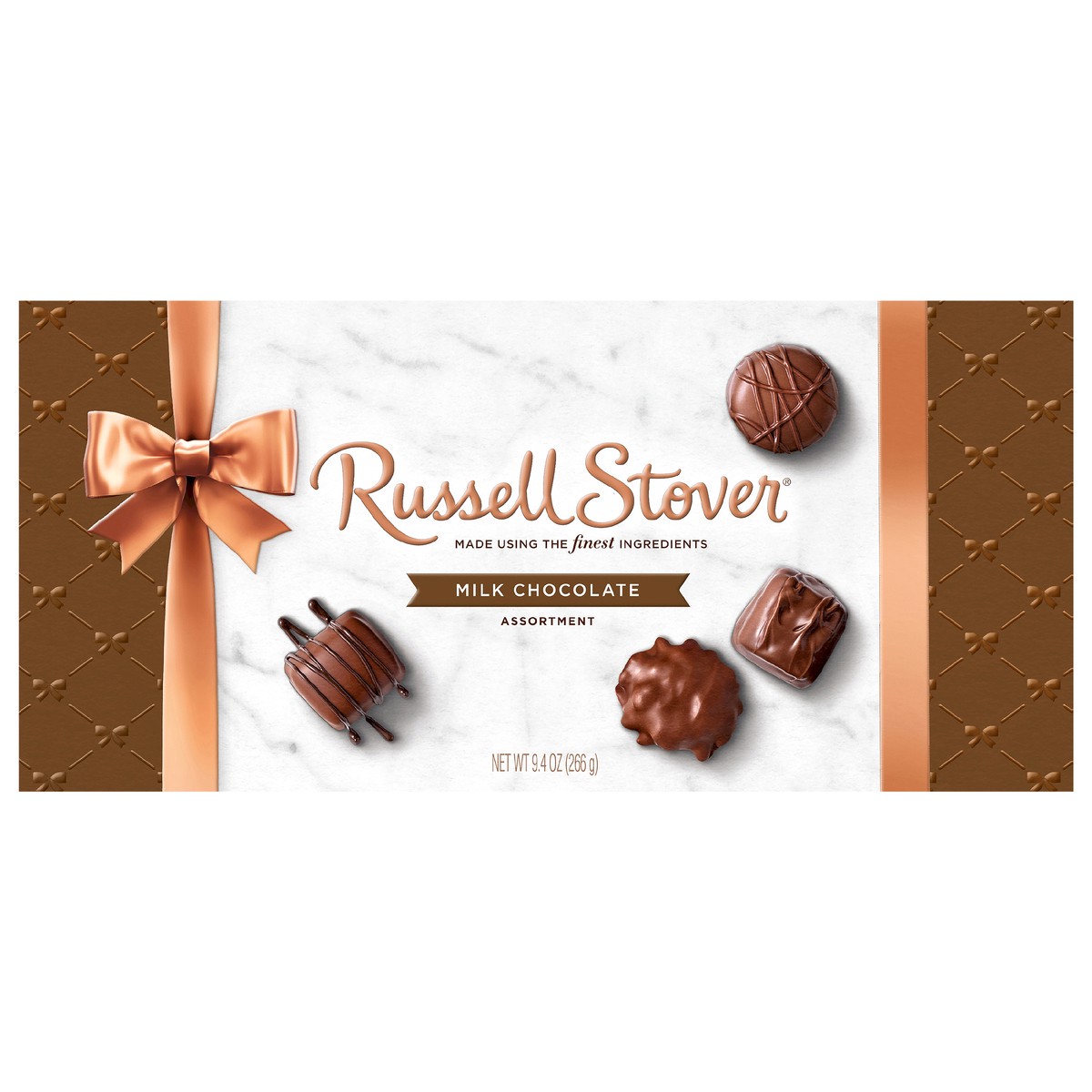 slide 1 of 8, RUSSELL STOVER Assorted Milk Chocolate Gift Box, 9.4 oz. (16 pieces), 9.4 oz