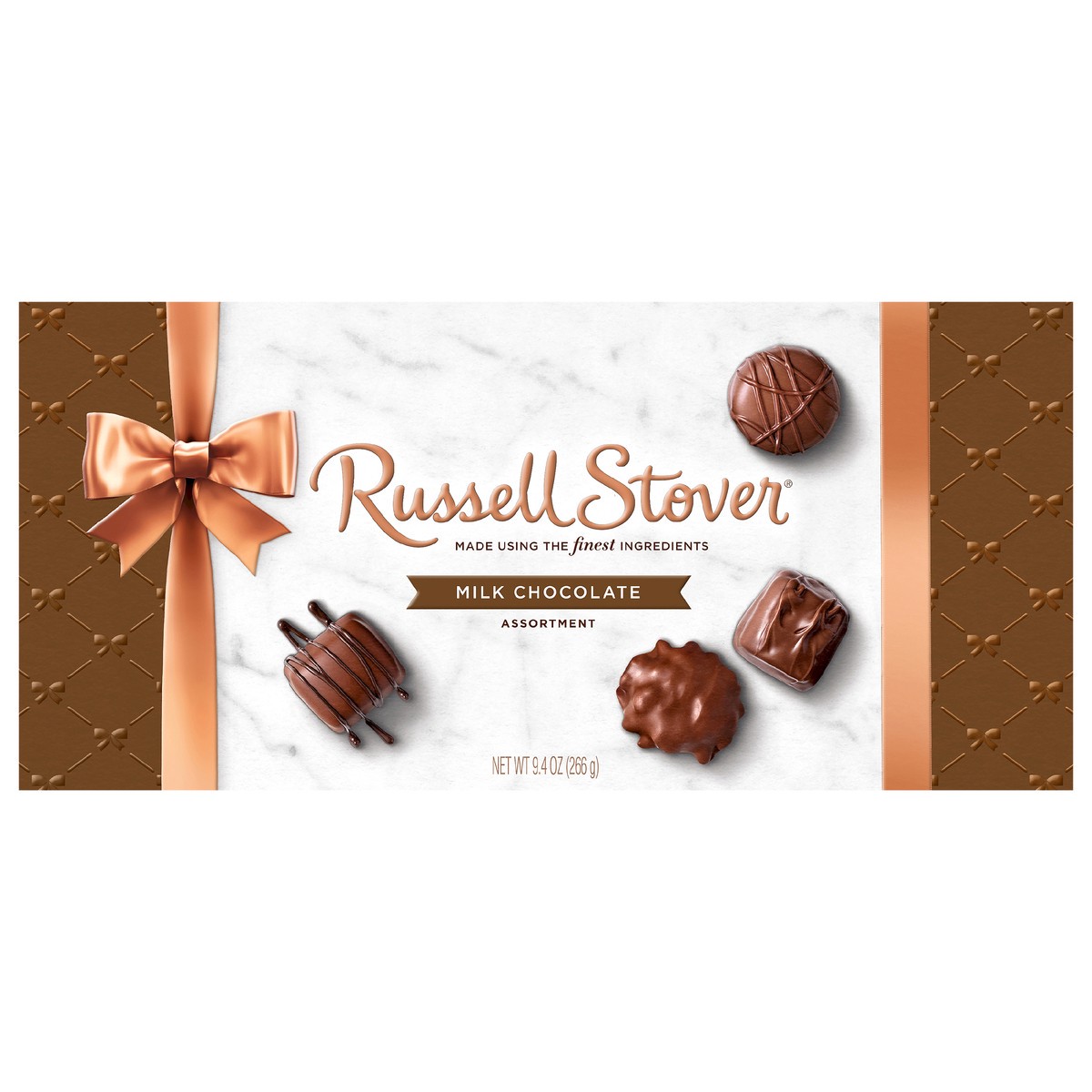 slide 1 of 8, RUSSELL STOVER Assorted Milk Chocolate Gift Box, 9.4 oz. (16 pieces), 16 ct