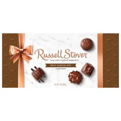 RUSSELL STOVER Assorted Milk Chocolate Gift Box, 9.4 oz. (16 pieces)