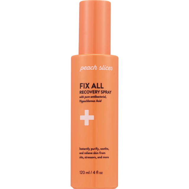 slide 1 of 1, PEACH & LILY Peach Slices Fix All Recovery Spray, 4 oz