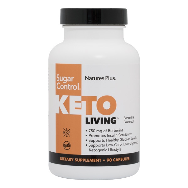 slide 1 of 1, Nature's Plus Ketoliving Sugar Control Capsules, 90 ct