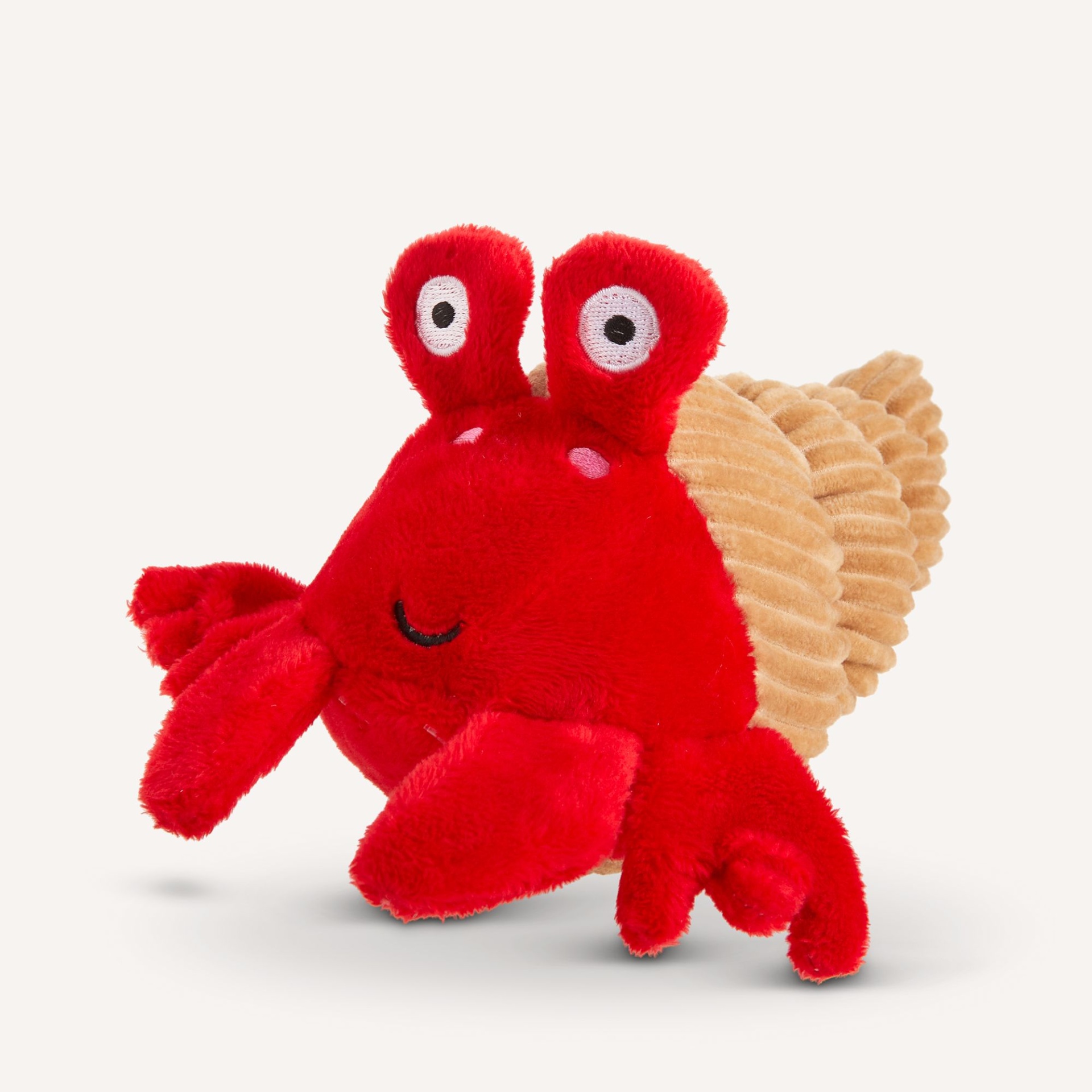 slide 1 of 1, Joyhound Bite Shield Protection Plush Hermit Crab Dog Toy - Squeaker, Crinkle, SM