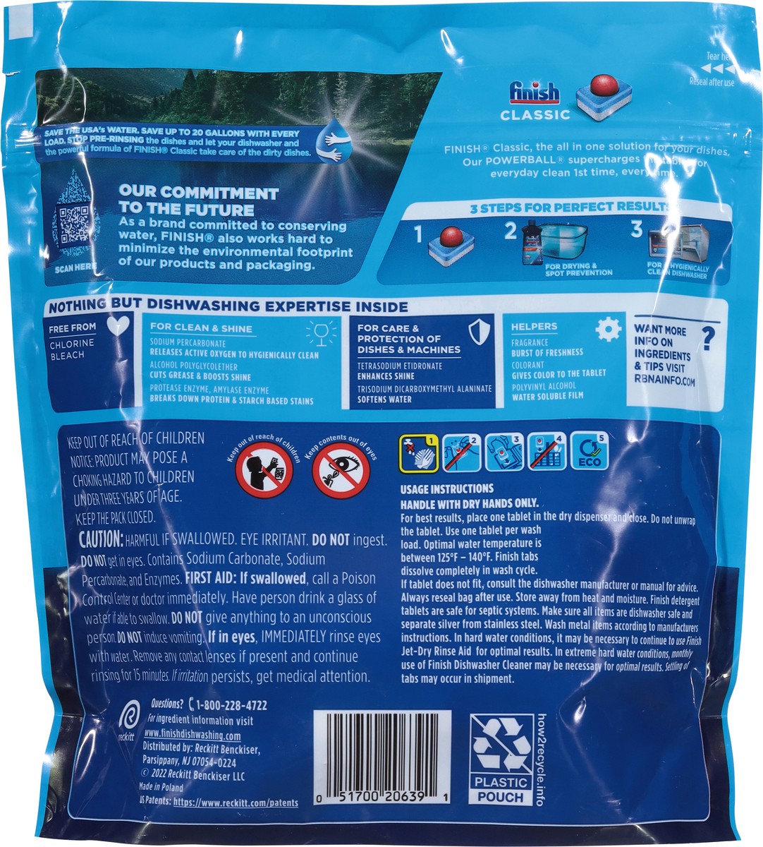 slide 8 of 9, Finish Power Dish Tabs, 36 ct