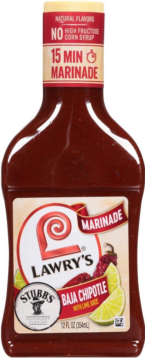 slide 5 of 8, Lawry's Marinade Baja Chipotle, 12 fl oz