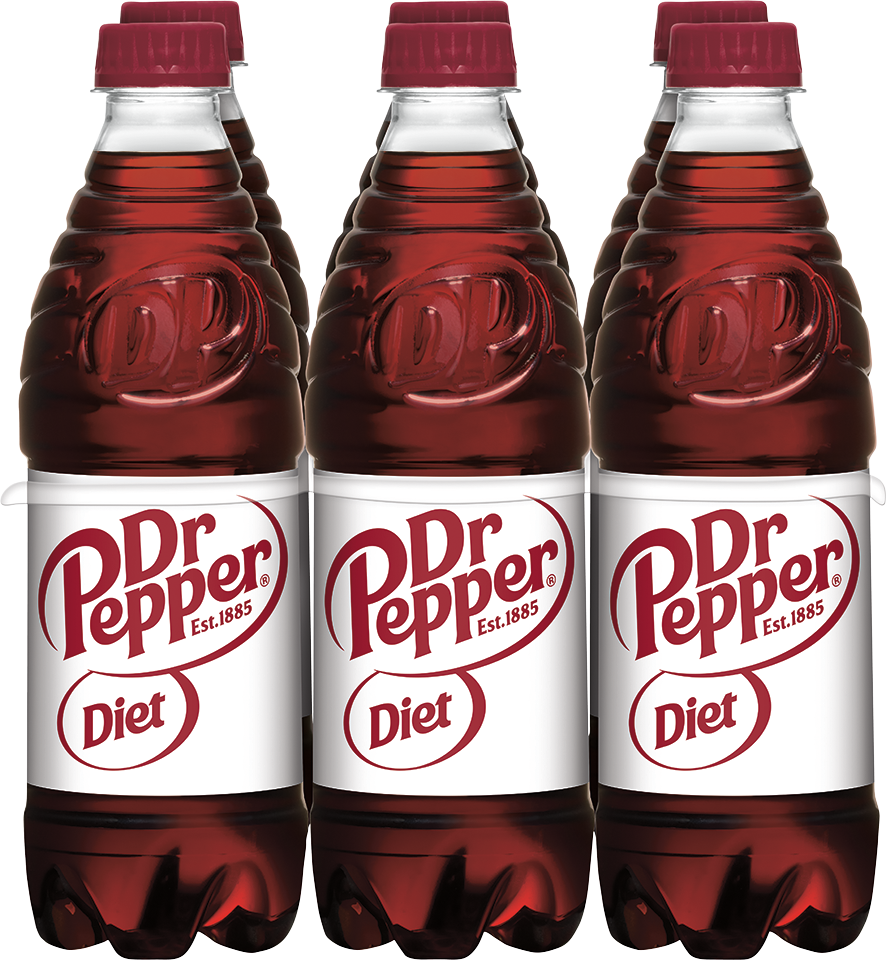 slide 1 of 3, Dr Pepper Diet Soda - 6 ct; 16.9 fl oz, 6 ct; 16.9 fl oz